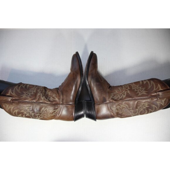 Tony Lama Kango Stallion Western Rodeo Cowboy Boots Mens 8 H920 - Picture 6 of 13